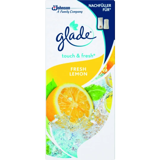 Glade® Touch & Fresh Lemon Minispray Nachfüller 10ML 1 Glade® Touch & Fresh Lemon Minispray Nachfüller 10ML