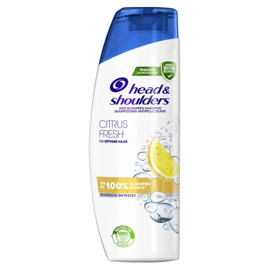 Head & Shoulders Anti-Schuppen Shampoo Citrus Fresh 300ML 1 Head & Shoulders Anti-Schuppen Shampoo Citrus Fresh 300ML