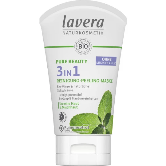 Lavera Naturkosmetik 3in1 Reinigung-Peeling-Maske 125ML 1 Lavera Naturkosmetik 3in1 Reinigung-Peeling-Maske 125ML