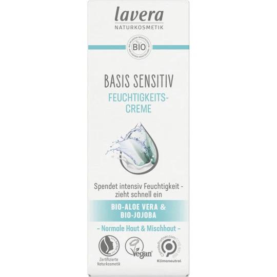 Lavera Naturkosmetik Basis Sensitiv Feuchtigkeitscreme 50ML 1 Lavera Naturkosmetik Basis Sensitiv Feuchtigkeitscreme 50ML
