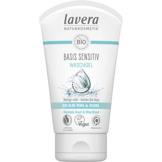 Lavera Naturkosmetik Basis Sensitiv Waschgel 125ML 1 Lavera Naturkosmetik Basis Sensitiv Waschgel 125ML