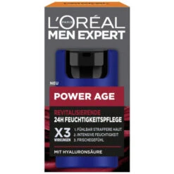 L'Oreal Men Expert Power Age Revitalisierende 24H Feuchtigkeitspflege 50ML