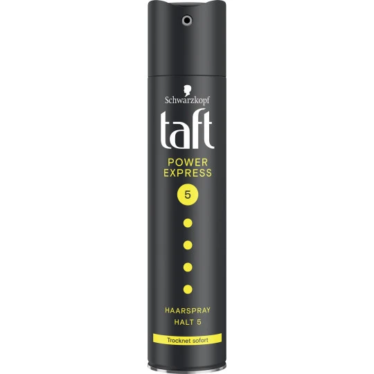 Schwarzkopf Taft Power Express Haarspray Halt 5 250ML 1 Schwarzkopf Taft Power Express Haarspray Halt 5 250ML