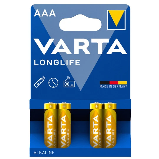 Varta Longlife Micro AAA Batterien 4ST 1 Varta Longlife Micro AAA Batterien 4ST